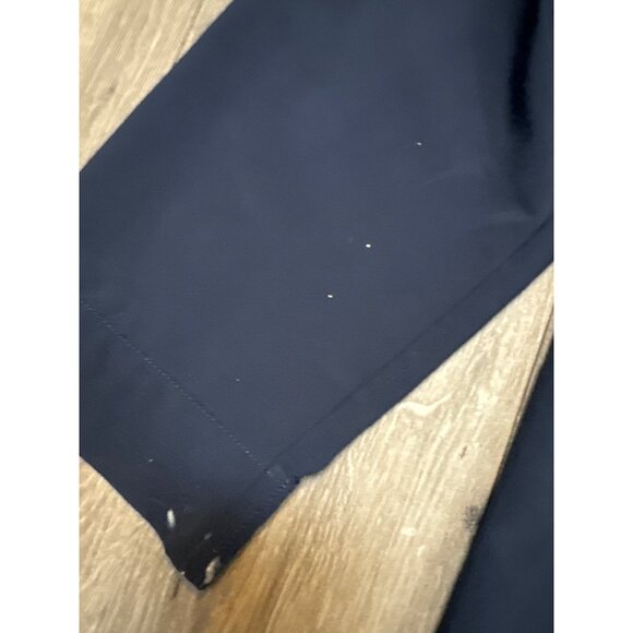 L.L. Bean Traveler Unisex Navy Blue Long Sleeve Button-Up Shirt Large Regular FL - Picture 3 of 7